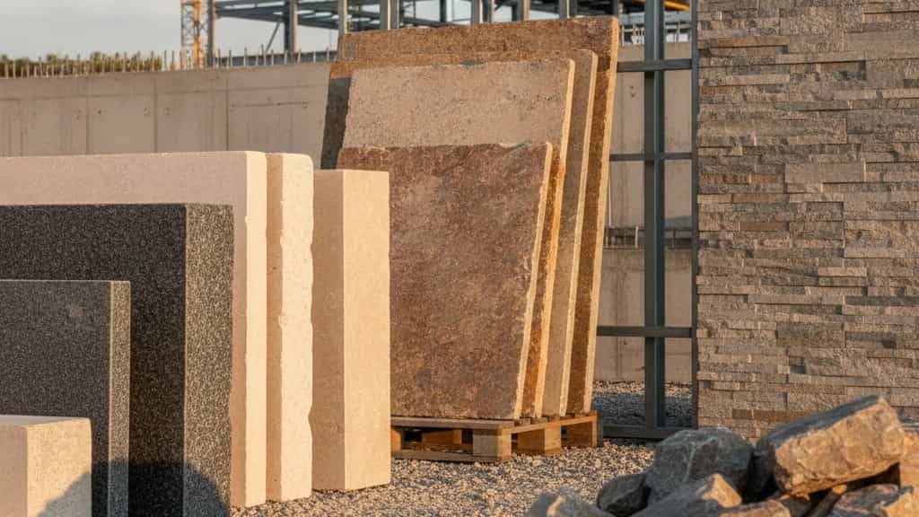 سنگ ساختمانی از تولید به مصرف؛ انواع سنگ پلیمری و لاشه